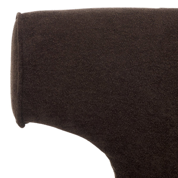 Safavieh Zalens Accent Chair In Warm Brown - Stylish Solid Wood Frame & Comfort Foam Cushion For Living Room Brown Wood,Fabric,Foam Ach1309a