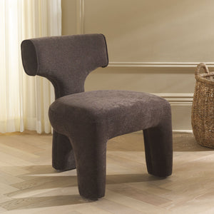 Safavieh Zalens Accent Chair In Warm Brown - Stylish Solid Wood Frame & Comfort Foam Cushion For Living Room Brown Wood,Fabric,Foam Ach1309a