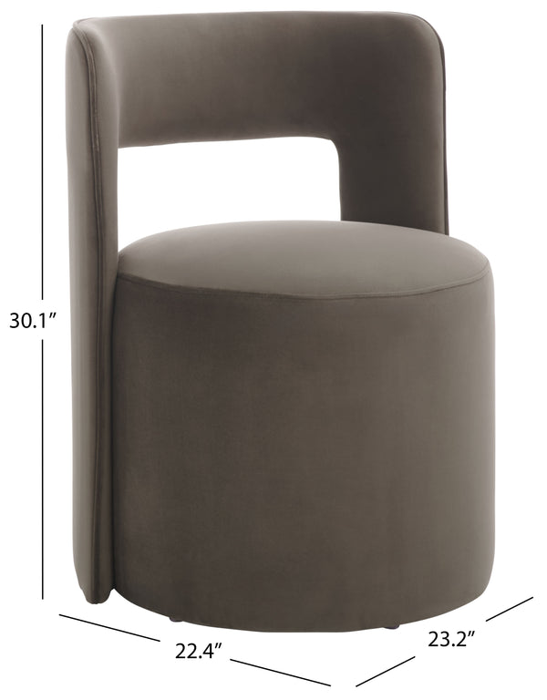 Safavieh Jojo Accent Chair - Elevate Your Home Decor With Timeless Elegance And Ultimate Comfort Today! Chocolate Wood ,Fabric ,Foam Ach1310a