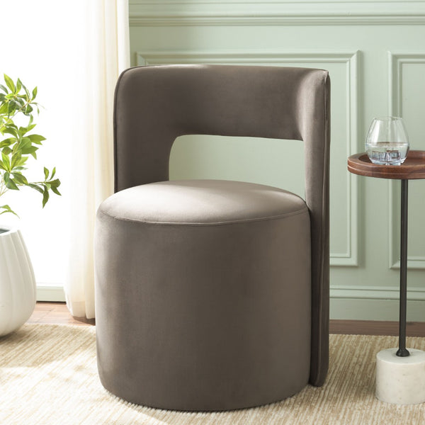 Safavieh Jojo Accent Chair - Stylish Comfort For Modern Living Spaces, Durable Upholstery & Timeless Design Chocolate ACH1310A