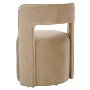 Safavieh Jojo Accent Chair - Elevate Your Home Decor With Timeless Elegance And Ultimate Comfort Today! Tan Wood ,Fabric ,Foam Ach1310b