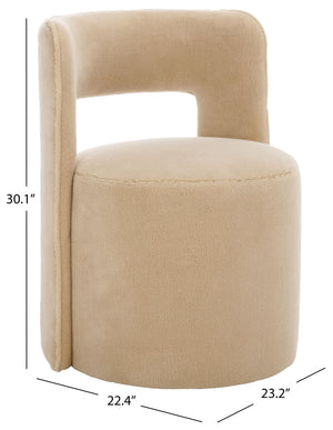 Safavieh Jojo Accent Chair - Elevate Your Home Decor With Timeless Elegance And Ultimate Comfort Today! Beige Wood ,Fabric ,Foam Ach1310c