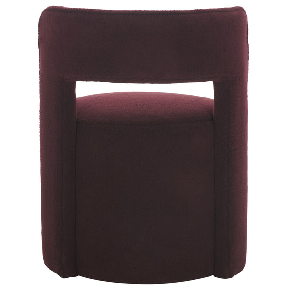 Safavieh Jojo Accent Chair - Elevate Your Home Decor With Timeless Elegance And Ultimate Comfort Today! Bordeaux Wood ,Fabric ,Foam Ach1310d