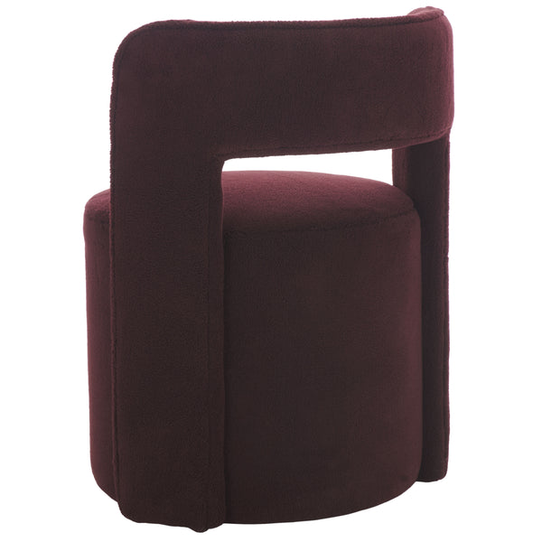 Safavieh Jojo Accent Chair - Elevate Your Home Decor With Timeless Elegance And Ultimate Comfort Today! Bordeaux Wood ,Fabric ,Foam Ach1310d