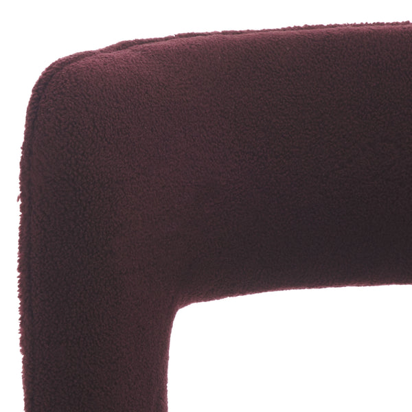 Safavieh Jojo Accent Chair - Elevate Your Home Decor With Timeless Elegance And Ultimate Comfort Today! Bordeaux Wood ,Fabric ,Foam Ach1310d