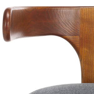 Safavieh Oreus Plush Teddy Velvet Accent Chair With Copper Tapered Legs - Mid-Century Style For Any Room ACH3400A