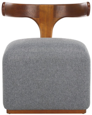 Safavieh Oreus Plush Teddy Velvet Accent Chair With Copper Tapered Legs - Mid-Century Style For Any Room ACH3400A