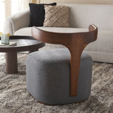 Safavieh Oreus Accent Chair Grey / Walnut ACH3400A