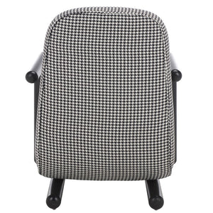 Safavieh Sein Accent Chair Black Houndstooth / Black ACH3401A
