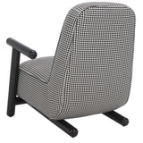 Safavieh Sein Accent Chair Black Houndstooth / Black ACH3401A