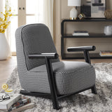 Safavieh Sein Accent Chair Black Houndstooth / Black ACH3401A