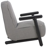 Safavieh Sein Accent Chair Black Houndstooth / Black ACH3401A