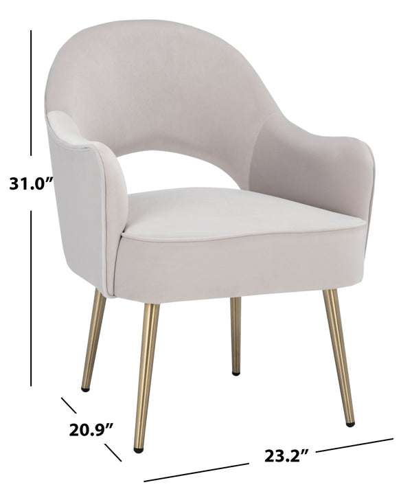 Safavieh Dublyn Accent Chair Light Grey ACH4001A