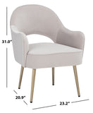 Safavieh Dublyn Accent Chair Light Grey ACH4001A