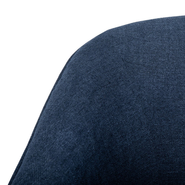 Safavieh Ibuki Accent Chair - Timeless Comfort With Soft Upholstery And Elegant Walnut-Finish Legs For Any Space Navy ACH4006B
