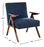 Safavieh Emyr Arm Chair Navy ACH4007C