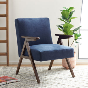 Safavieh Emyr Arm Chair Navy ACH4007C