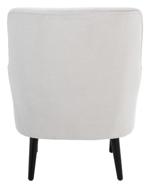 Safavieh Arlyss Accent Chair - Elegant Mid-Century Modern Design With Plush Upholstery For Timeless Comfort Light Grey ACH4010A