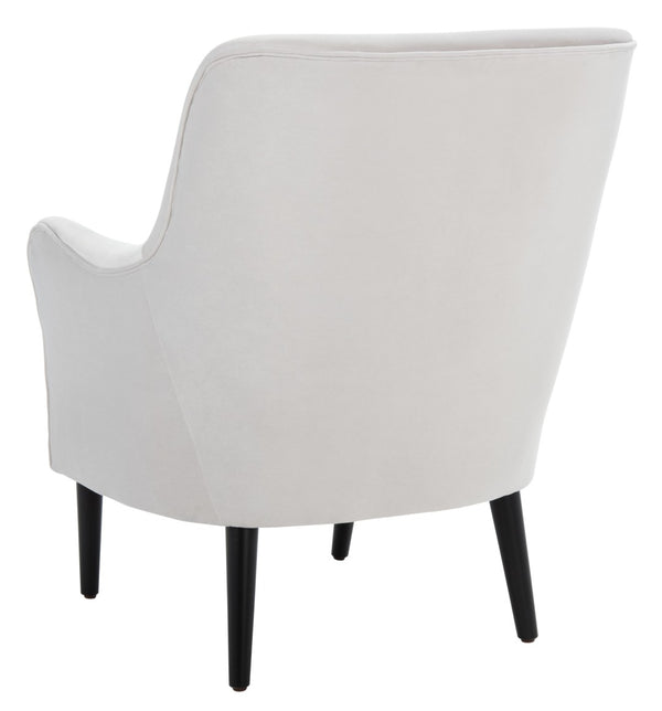 Safavieh Arlyss Accent Chair - Elegant Mid-Century Modern Design With Plush Upholstery For Timeless Comfort Light Grey ACH4010A