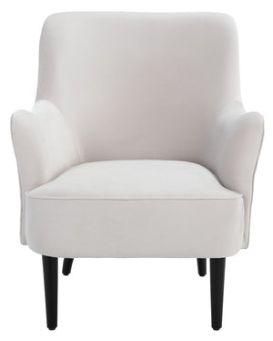 Safavieh Arlyss Accent Chair - Elegant Mid-Century Modern Design With Plush Upholstery For Timeless Comfort Light Grey ACH4010A