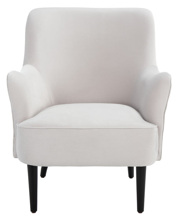 Safavieh Arlyss Accent Chair - Elegant Mid-Century Modern Design With Plush Upholstery For Timeless Comfort Light Grey ACH4010A