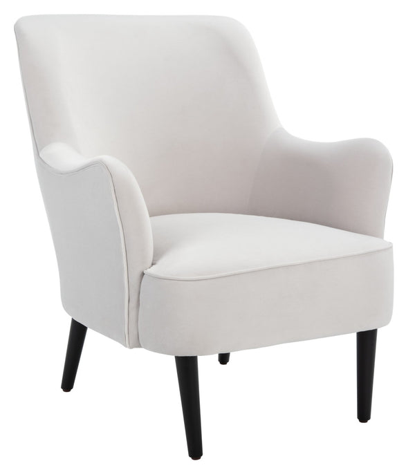 Safavieh Arlyss Accent Chair - Elegant Mid-Century Modern Design With Plush Upholstery For Timeless Comfort Light Grey ACH4010A