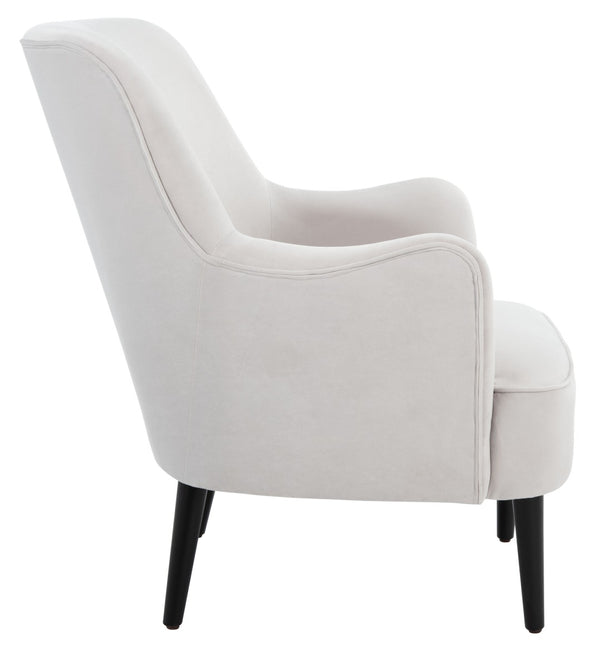 Safavieh Arlyss Accent Chair - Elegant Mid-Century Modern Design With Plush Upholstery For Timeless Comfort Light Grey ACH4010A