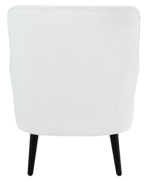 Safavieh Arlyss Accent Chair - Elegant Mid-Century Modern Design With Plush Upholstery For Timeless Comfort White ACH4010B