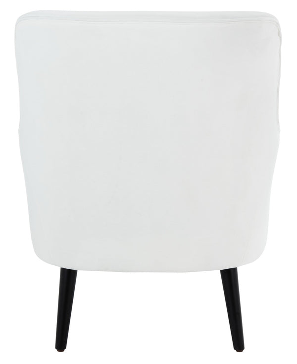 Safavieh Arlyss Accent Chair - Elegant Mid-Century Modern Design With Plush Upholstery For Timeless Comfort White ACH4010B