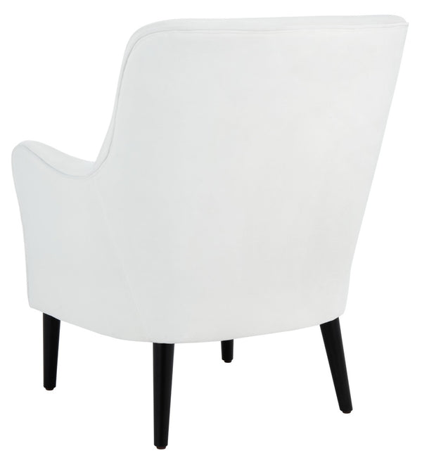 Safavieh Arlyss Accent Chair - Elegant Mid-Century Modern Design With Plush Upholstery For Timeless Comfort White ACH4010B