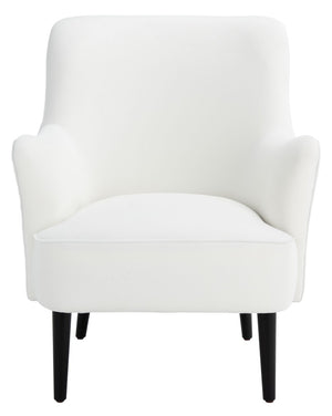 Safavieh Arlyss Accent Chair - Elegant Mid-Century Modern Design With Plush Upholstery For Timeless Comfort White ACH4010B
