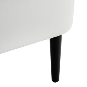 Safavieh Arlyss Accent Chair - Elegant Mid-Century Modern Design With Plush Upholstery For Timeless Comfort White ACH4010B