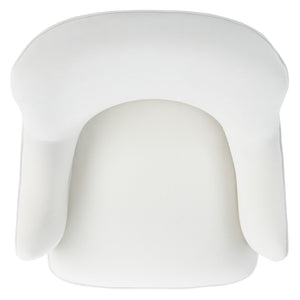 Safavieh Arlyss Accent Chair - Elegant Mid-Century Modern Design With Plush Upholstery For Timeless Comfort White ACH4010B