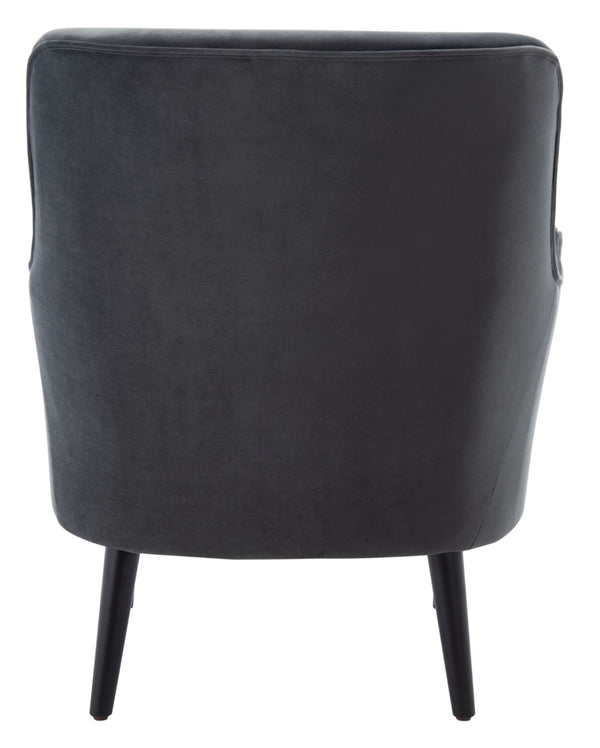 Safavieh Arlyss Accent Chair - Elegant Mid-Century Modern Design With Plush Upholstery For Timeless Comfort Black ACH4010C