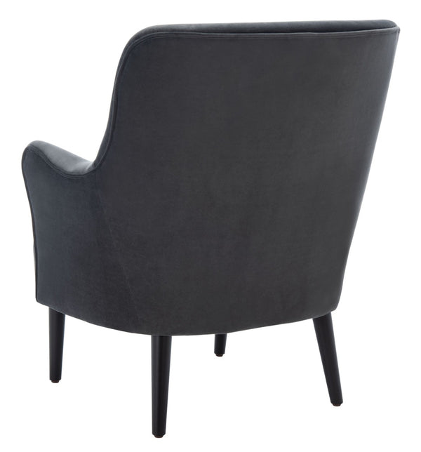 Safavieh Arlyss Accent Chair - Elegant Mid-Century Modern Design With Plush Upholstery For Timeless Comfort Black ACH4010C