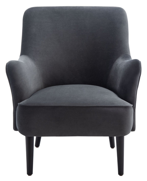 Safavieh Arlyss Accent Chair - Elegant Mid-Century Modern Design With Plush Upholstery For Timeless Comfort Black ACH4010C