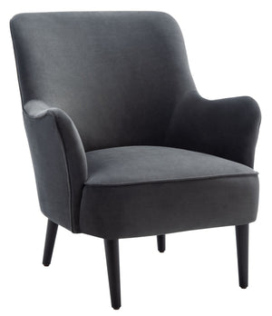 Safavieh Arlyss Accent Chair - Elegant Mid-Century Modern Design With Plush Upholstery For Timeless Comfort Black ACH4010C