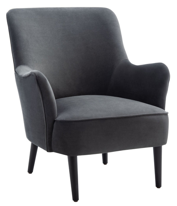 Safavieh Arlyss Accent Chair - Elegant Mid-Century Modern Design With Plush Upholstery For Timeless Comfort Black ACH4010C