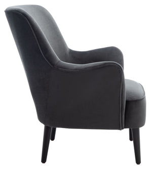 Safavieh Arlyss Accent Chair - Elegant Mid-Century Modern Design With Plush Upholstery For Timeless Comfort Black ACH4010C
