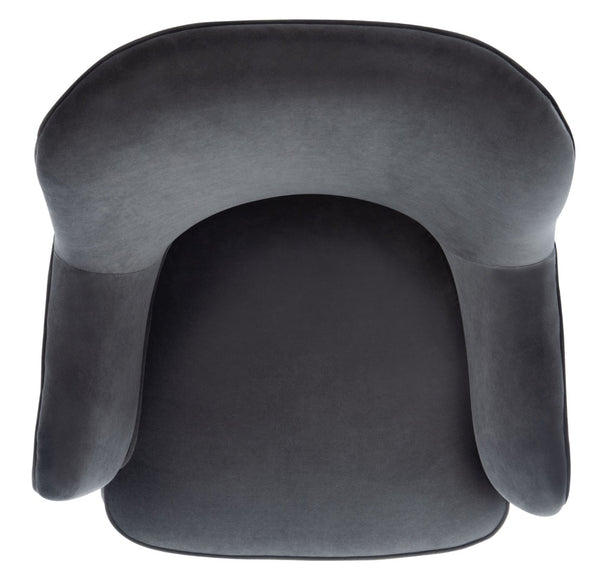 Safavieh Arlyss Accent Chair - Elegant Mid-Century Modern Design With Plush Upholstery For Timeless Comfort Black ACH4010C