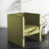 Safavieh Gisle Accent Chair Olive Green Velvet ACH4012A