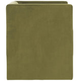 Safavieh Gisle Accent Chair Olive Green Velvet ACH4012A