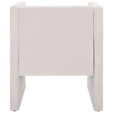 Safavieh Gisle Accent Chair Light Grey Velvet ACH4012B