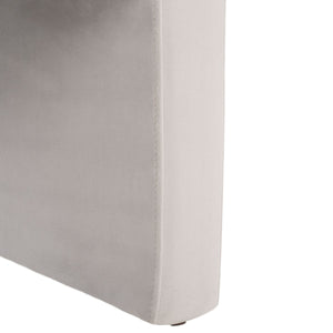 Safavieh Gisle Accent Chair Light Grey Velvet ACH4012B