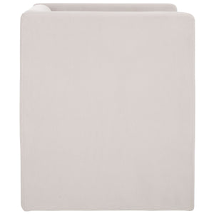 Safavieh Gisle Accent Chair Light Grey Velvet ACH4012B