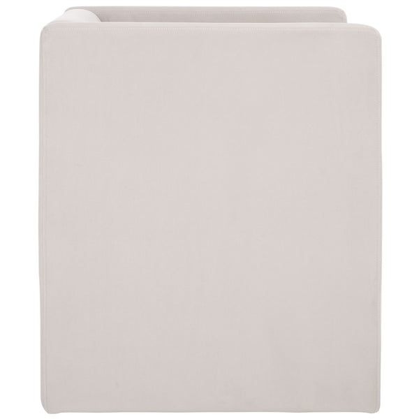 Safavieh Gisle Accent Chair Light Grey Velvet ACH4012B