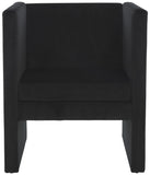 Safavieh Gisle Accent Chair Black Velvet ACH4012C