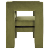 Safavieh Vidar Accent Chair Olive Green Velvet ACH4013A