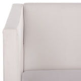 Safavieh Vidar Accent Chair Light Grey Velvet ACH4013B