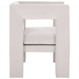 Safavieh Vidar Accent Chair Light Grey Velvet ACH4013B